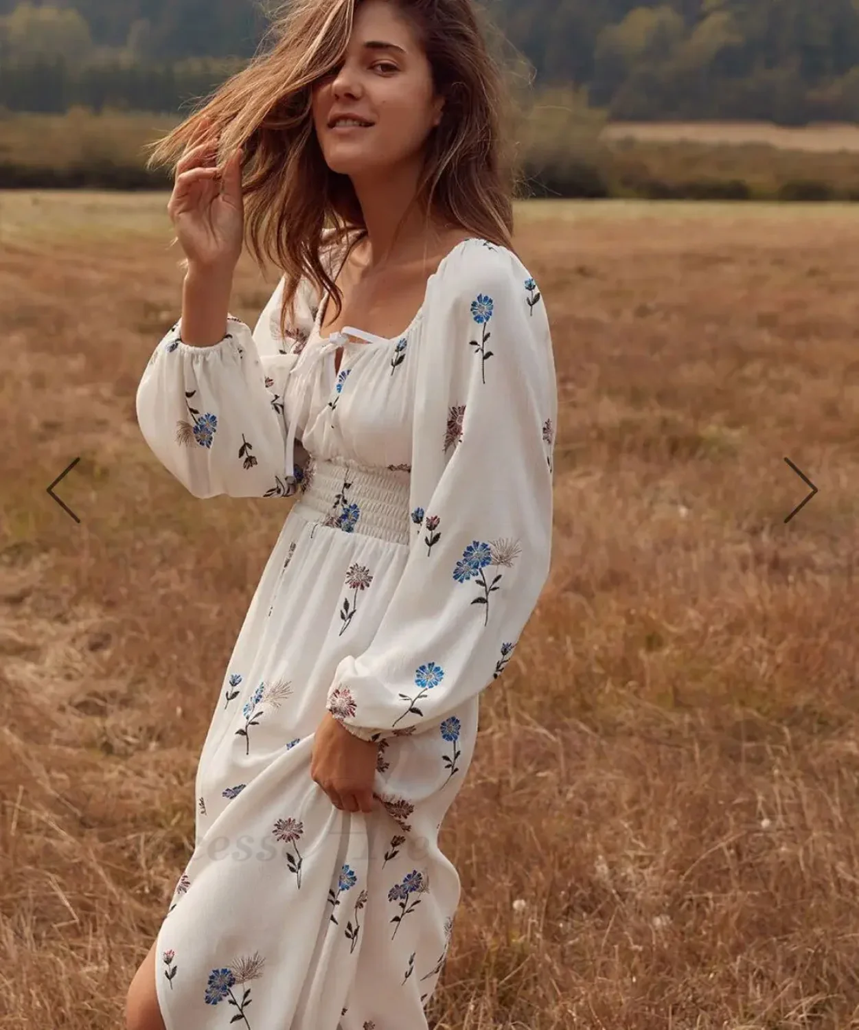 100% Cotton White Maxi Dress - Image 4