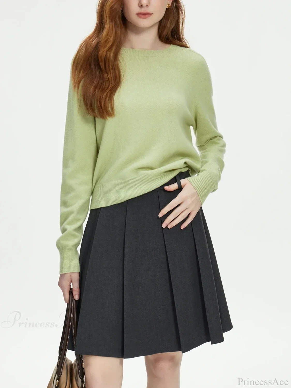 100% Wool Seamless Crew Neck Sweater - Image 5