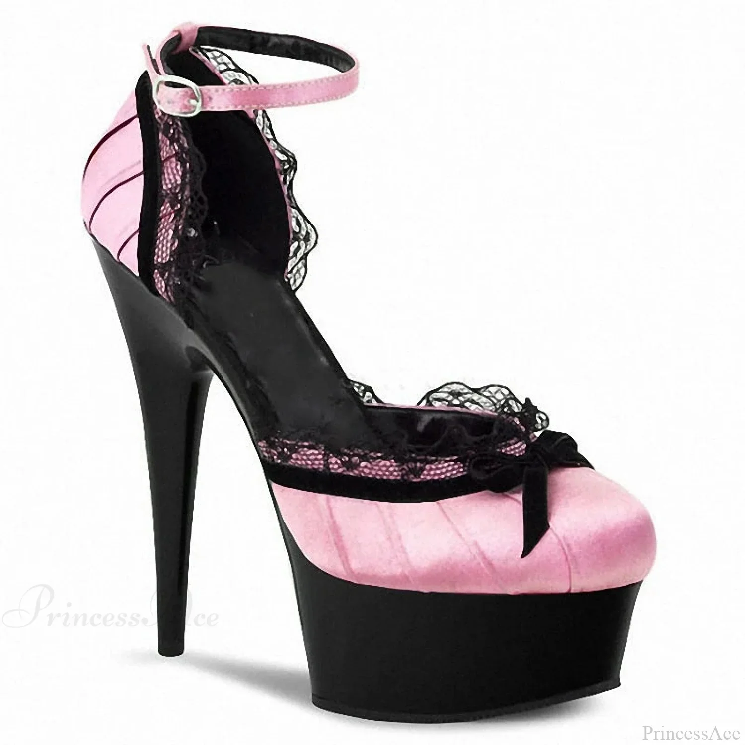 15cm Gothic Lace Platform Fetish Tall Heel - Image 2