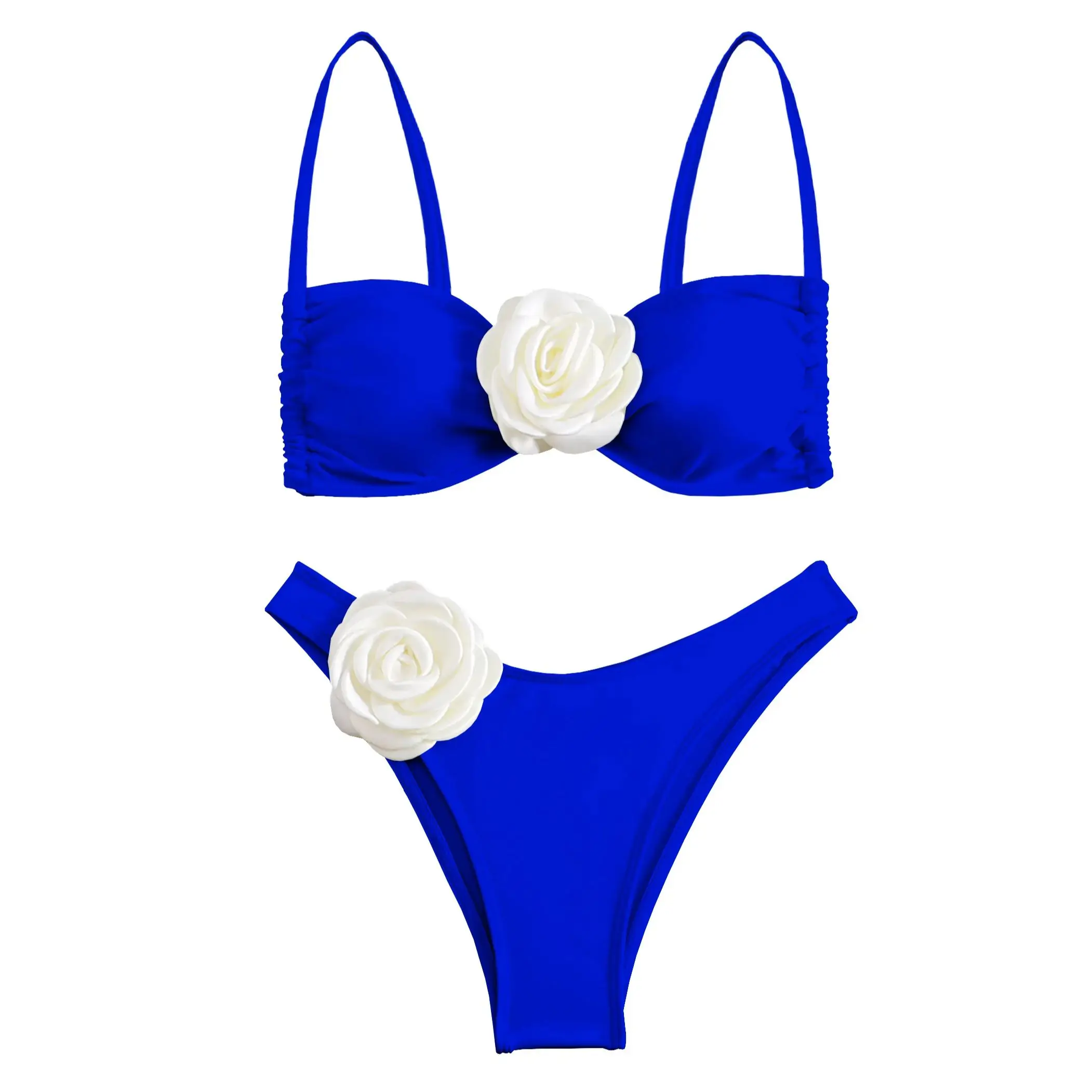 3D Floral Halter Bikini Set - Image 28