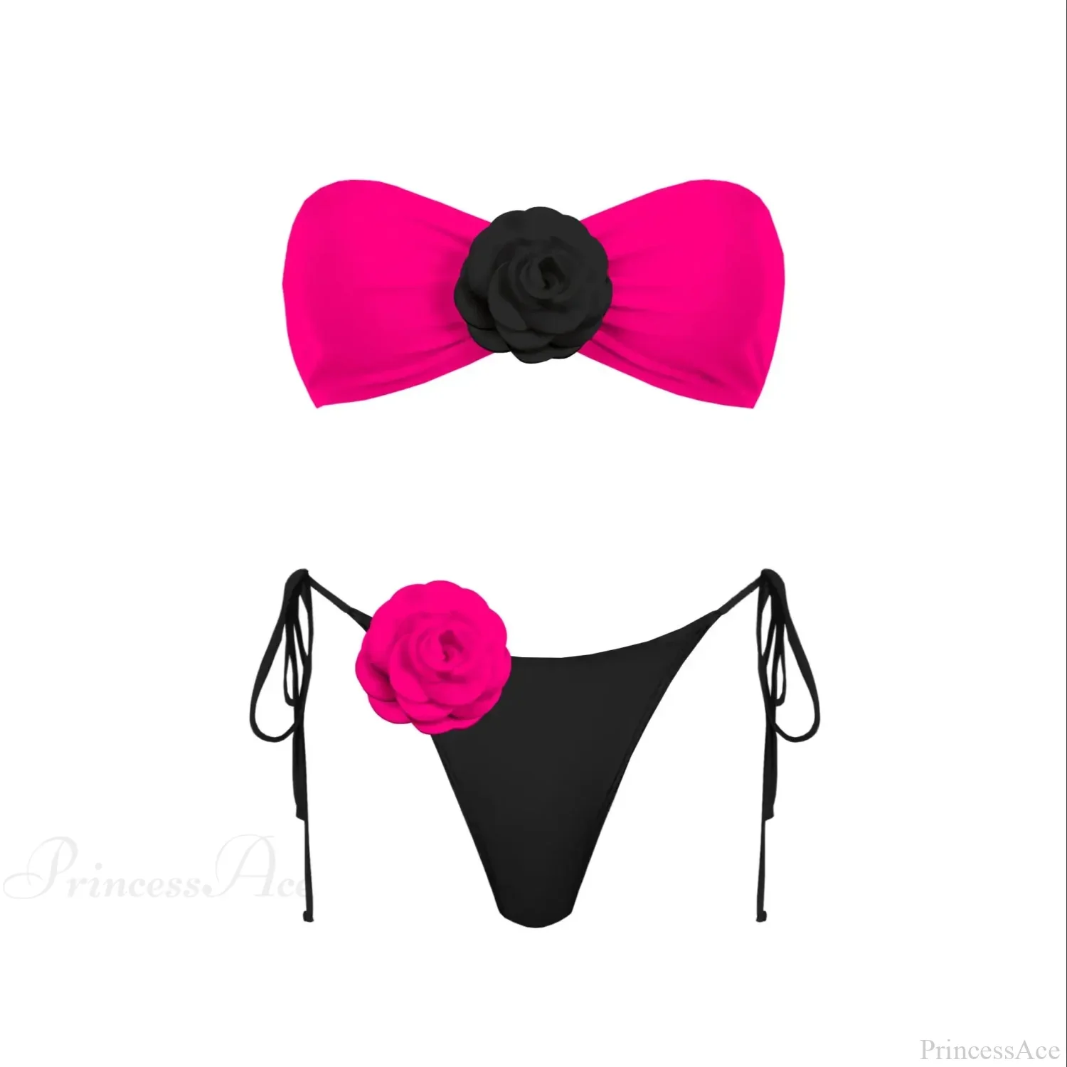 3D Flower Bandage Bikini Set - Image 10
