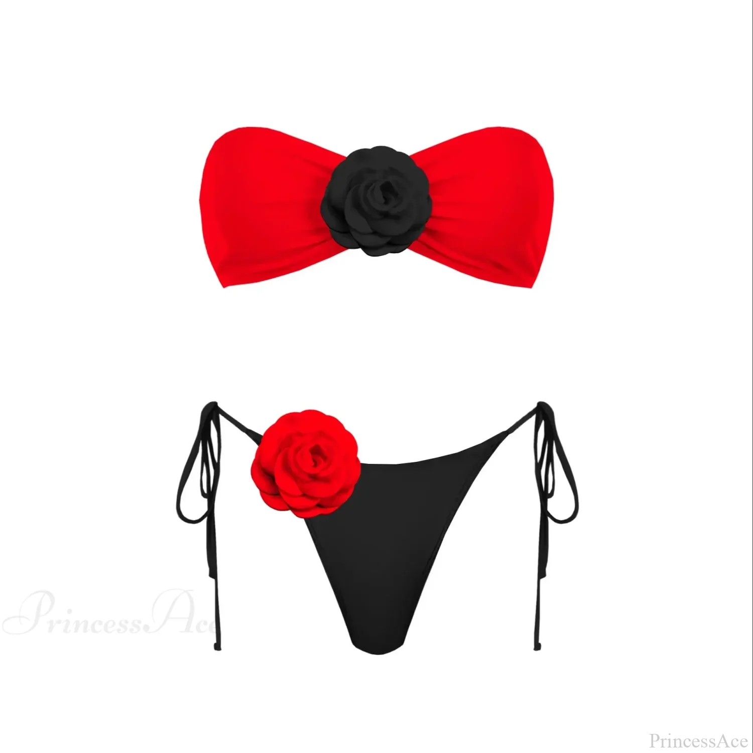 3D Flower Bandage Bikini Set - Image 8