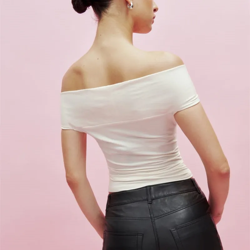 3D Flower Contrast Crop Top - Image 4