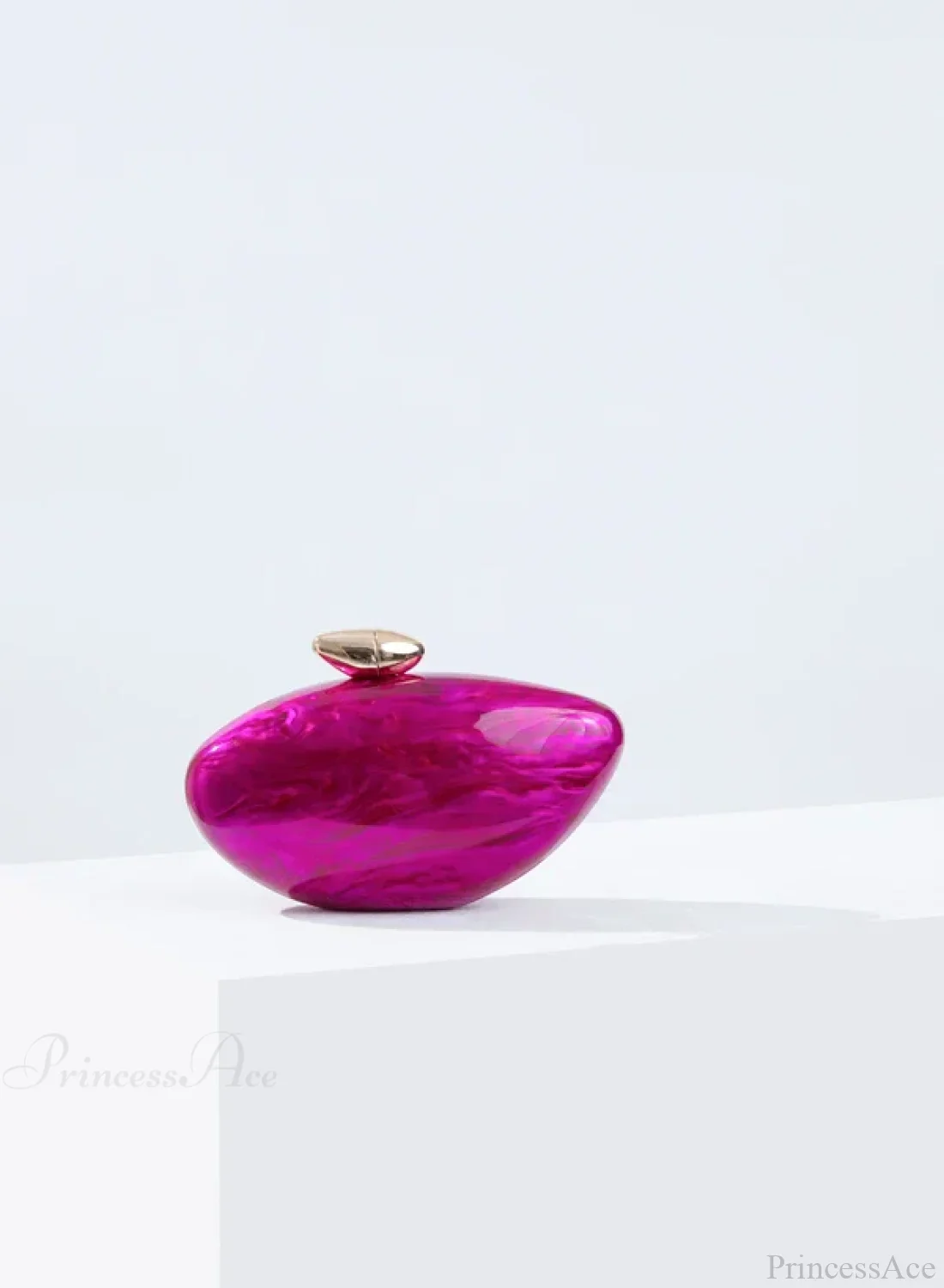 Acrylic Egg Shaped Designer Evening Party Handbag Pearl Shell Purse - Image 7