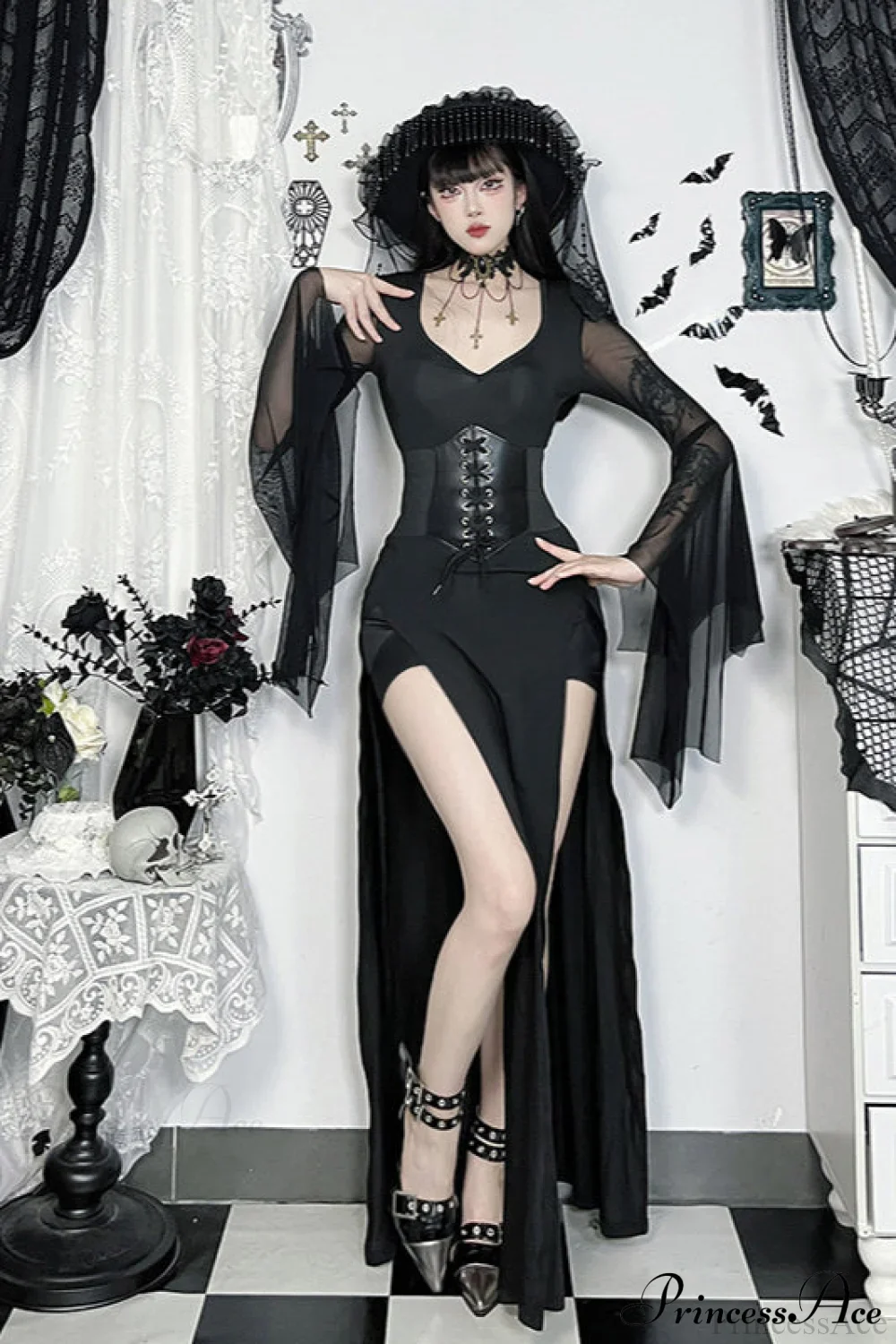 Adams Style Gothic Dress - Image 4