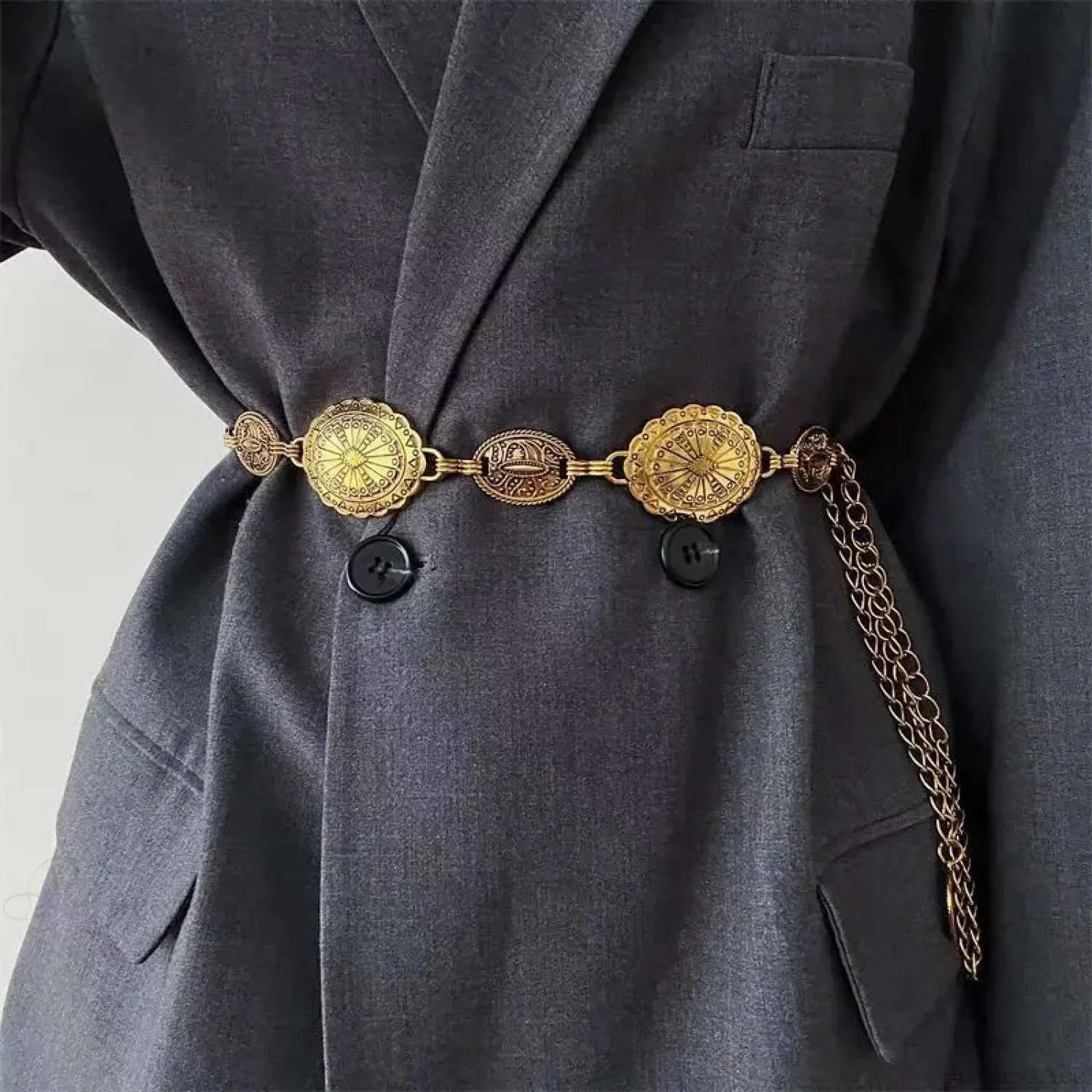 Adaptable Gothic Ornamental Waist Girdle - Image 2