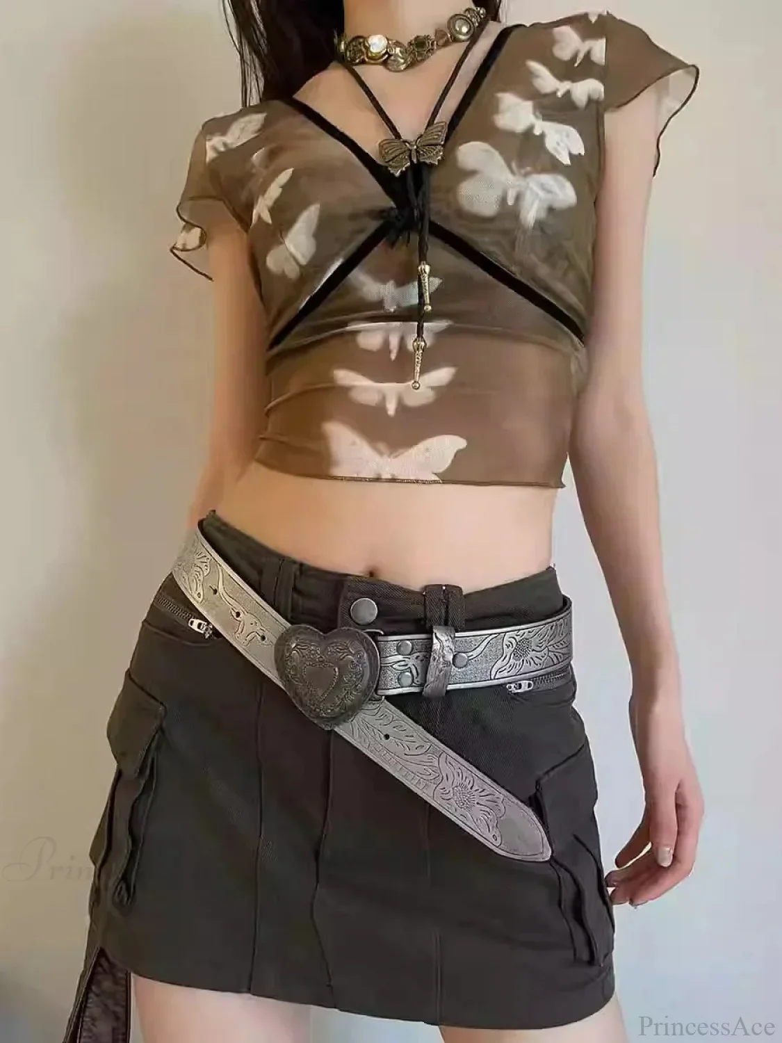 Affection Y2K Gothic Vintage Slender Individuality Belt - Image 5