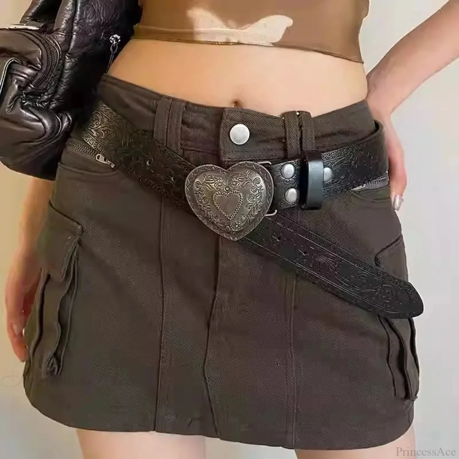 Affection Y2K Gothic Vintage Slender Individuality Belt - Image 6