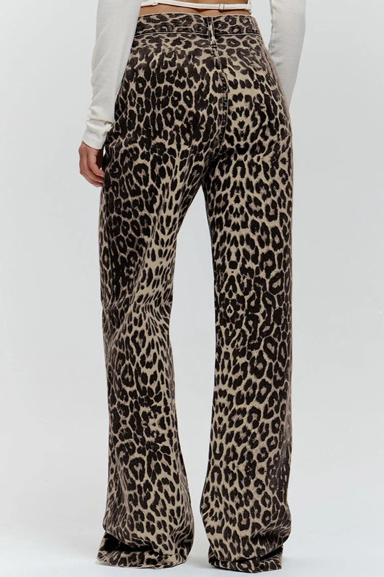 American Retro Leopard High Waist Pant - Image 2