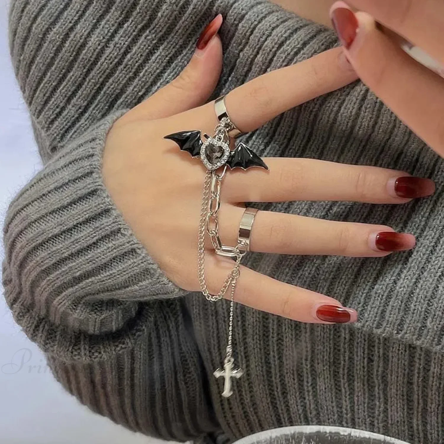 Antique Cross Star Gothic Band - Image 3