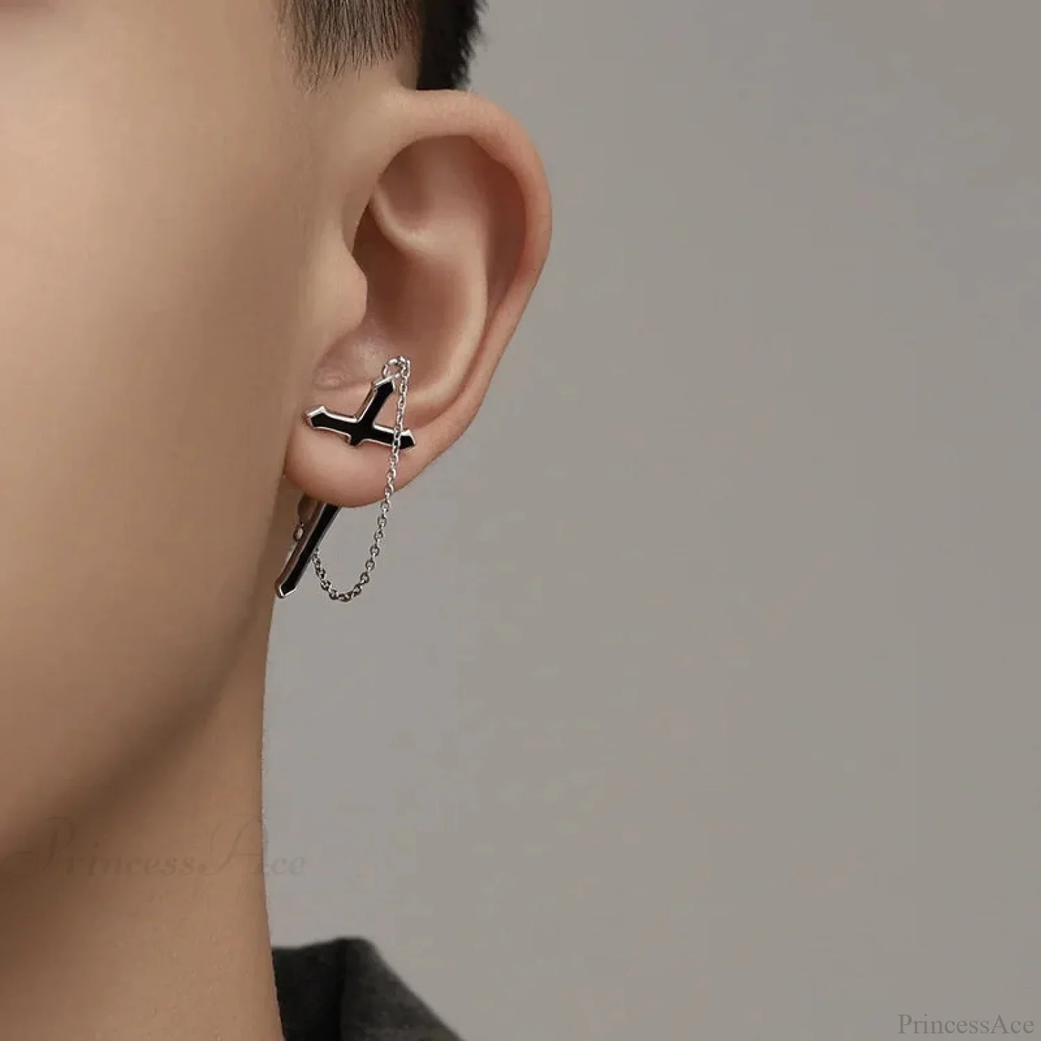 Antique Dim Gothic Blade Stiletto Earring - Image 6