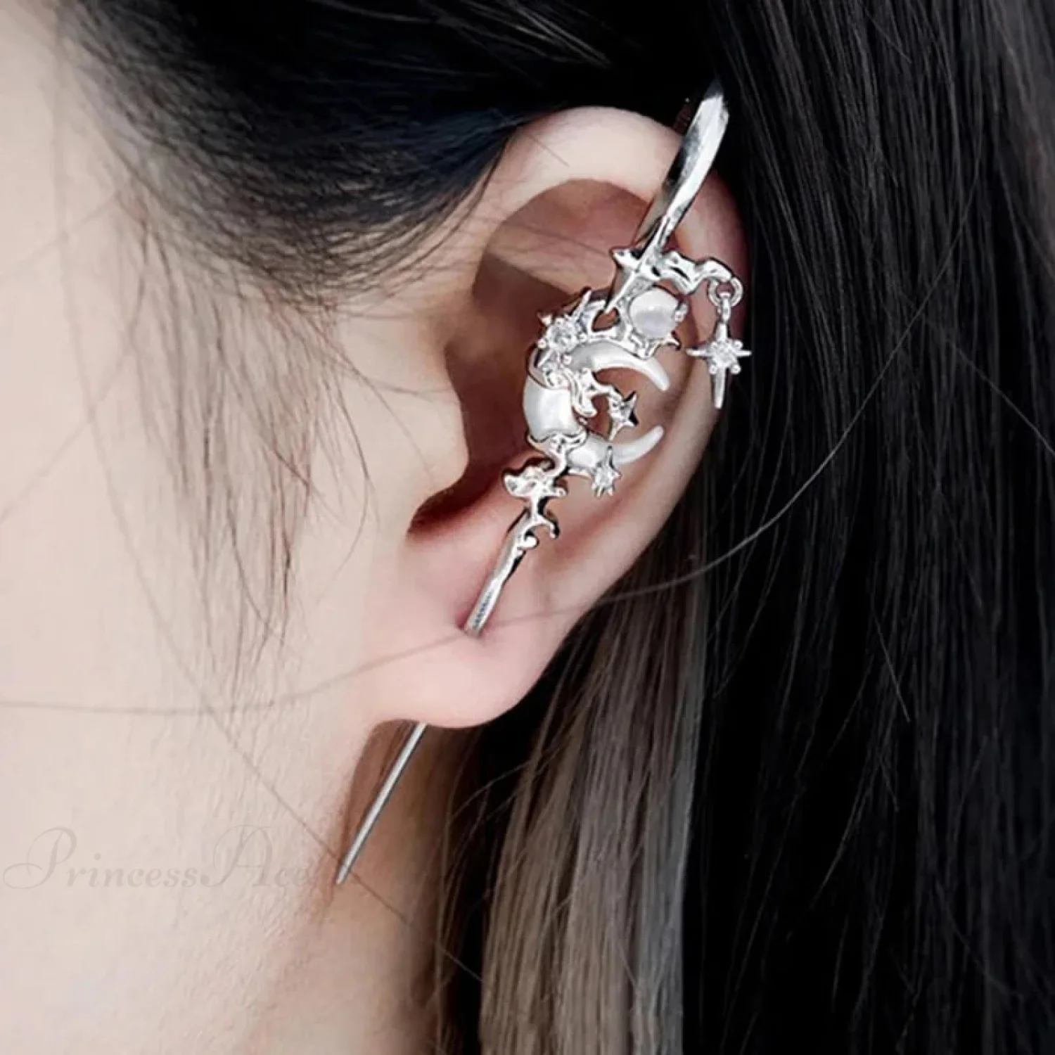 Antique Dim Punk Gothic Blade Dagger Earring - Image 2