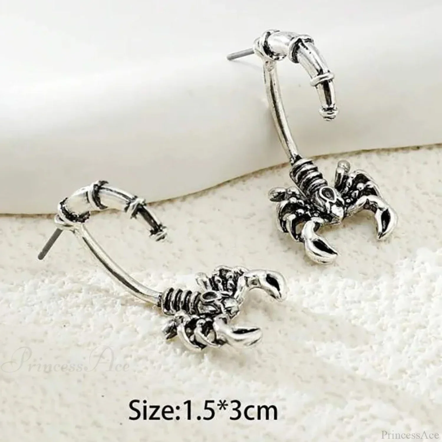 Antique Dragonfly Carved Free-spirited Dangle Earring - Image 4