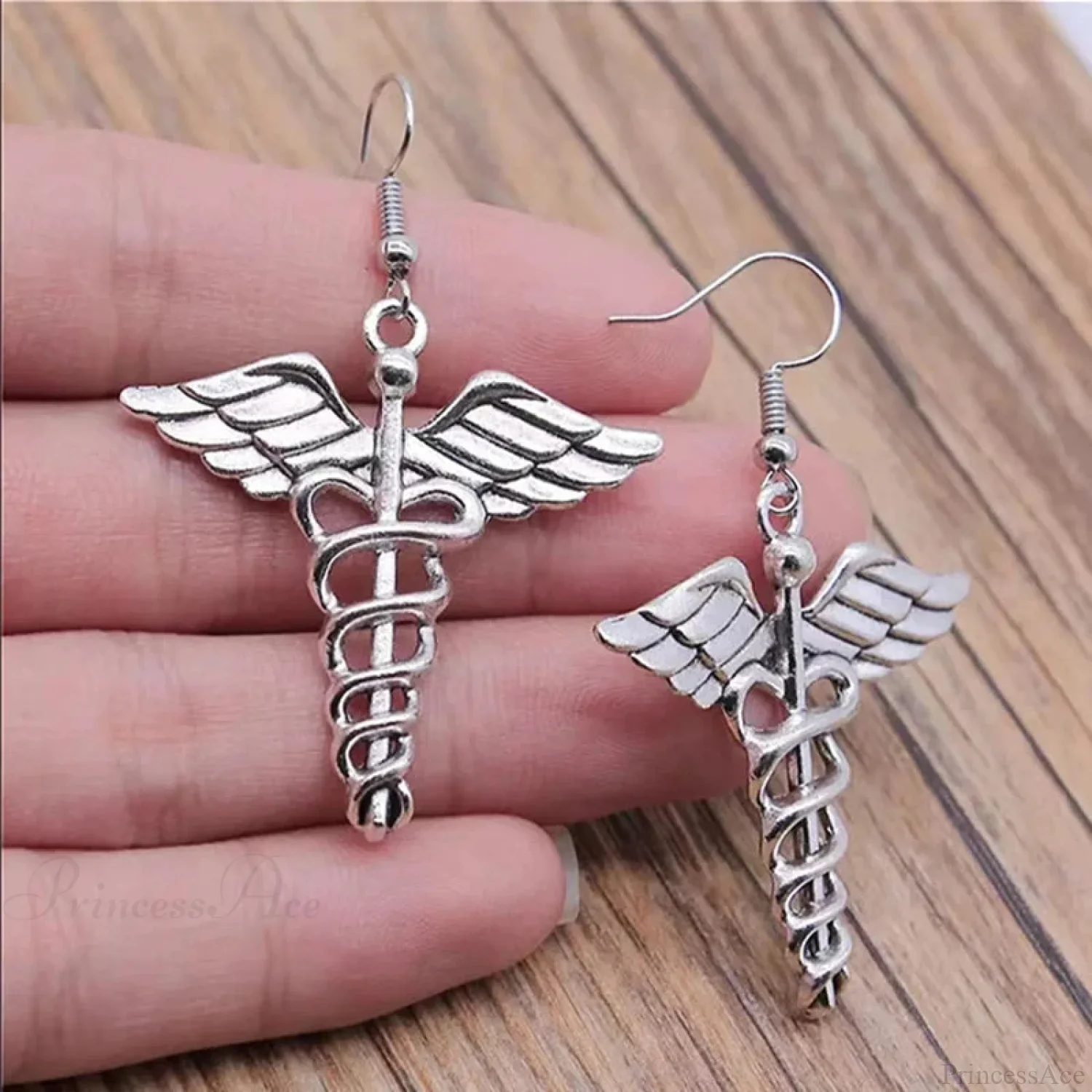 Antique Fairy Wings Grunge Dangling Earring - Image 24
