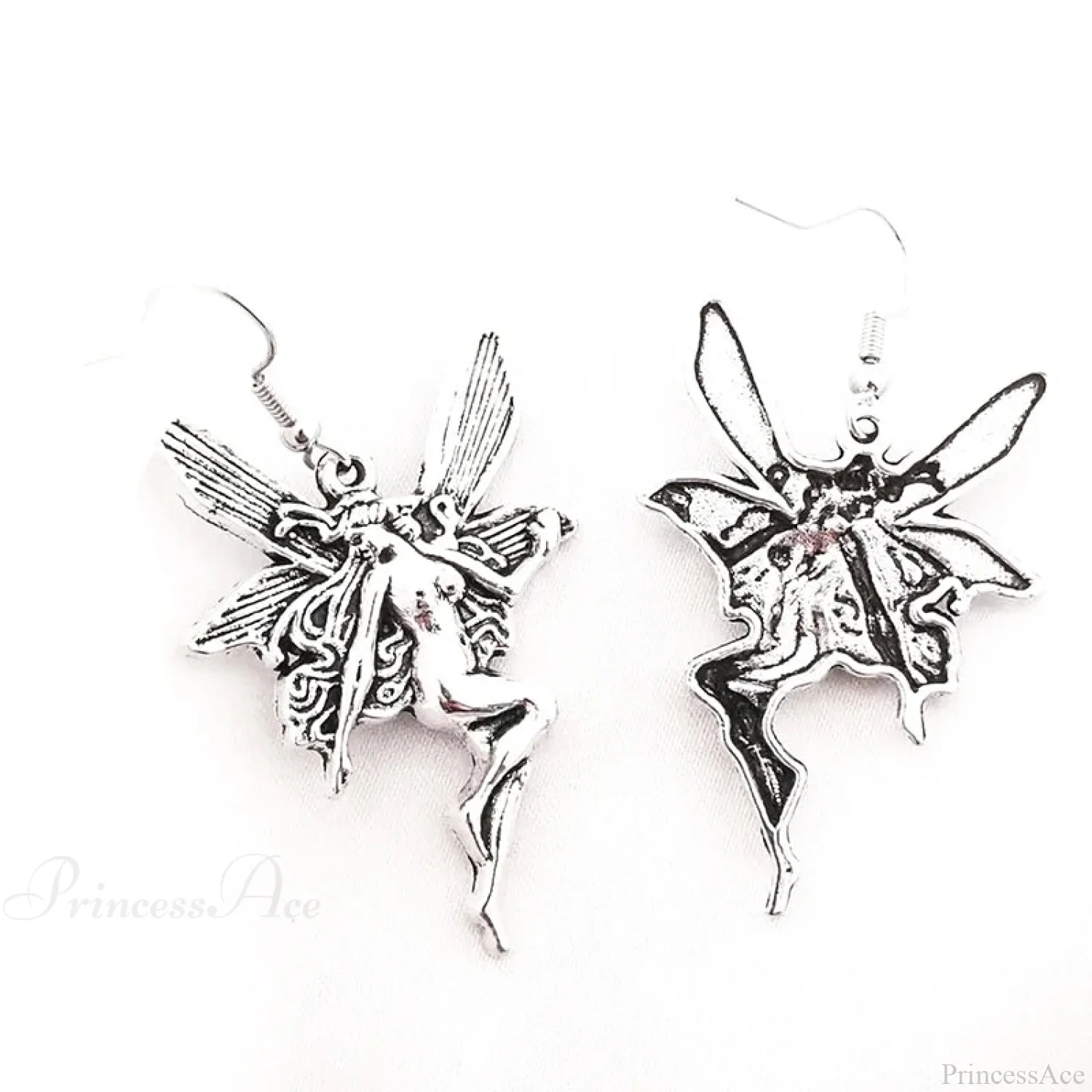 Antique Fairy Wings Grunge Dangling Earring - Image 6