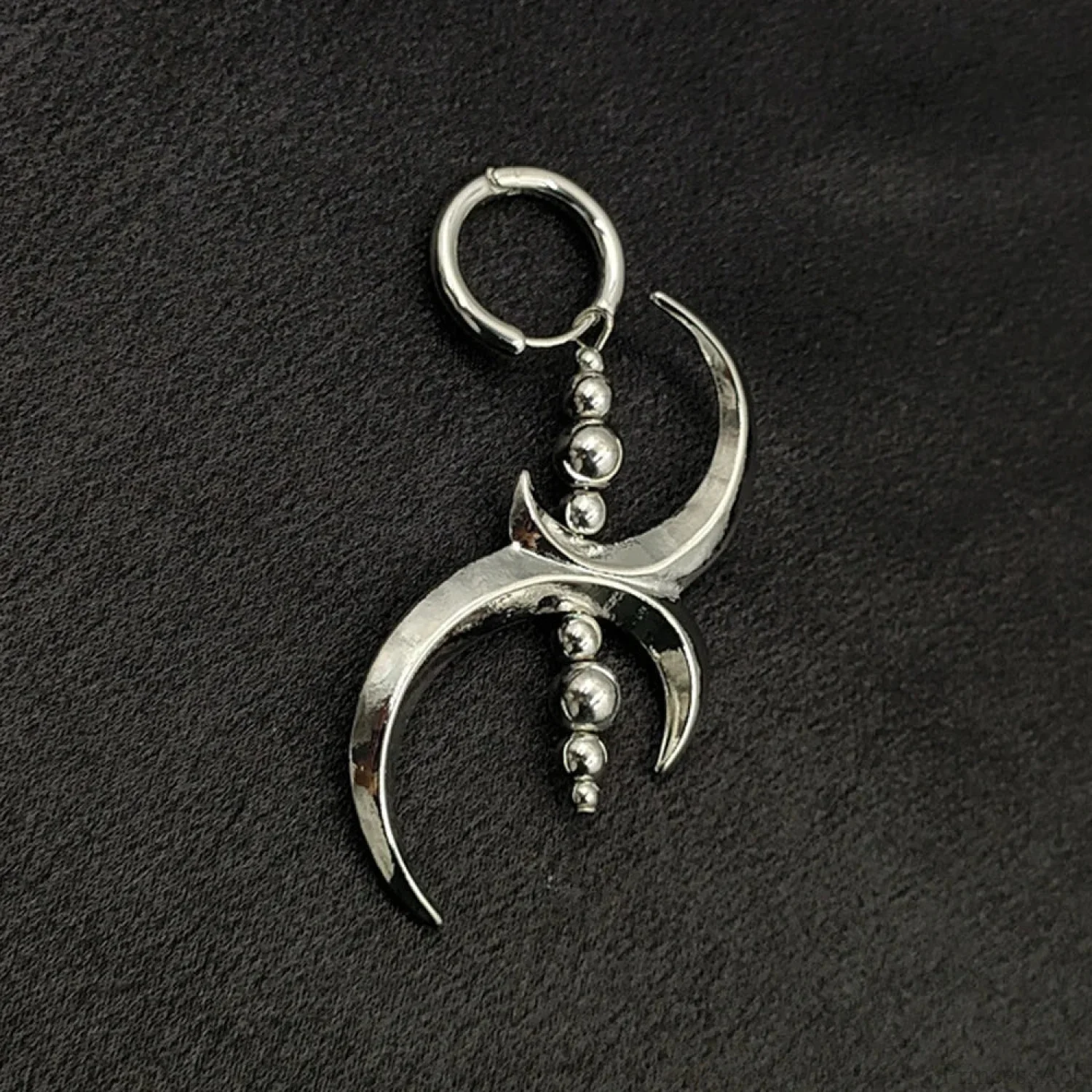 Antique Futuristic Geometric Clasp Earring - Image 7