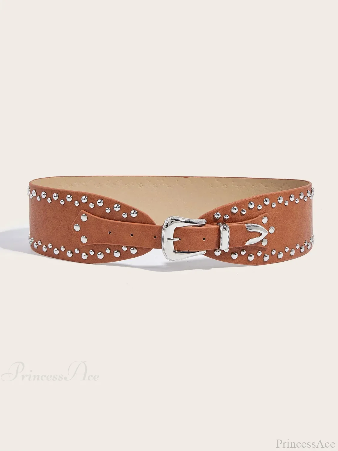 Antique Gothic Rivet Rebel Wide Belt - Image 3