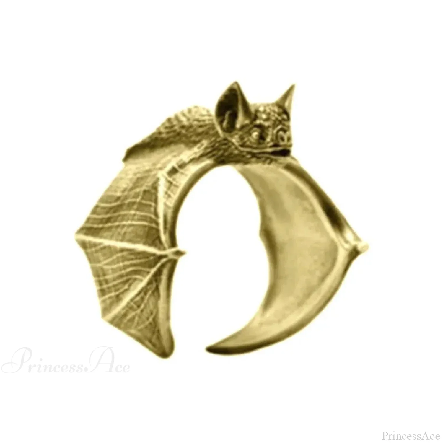 Antique Halloween Bat Gothic Ring - Image 3