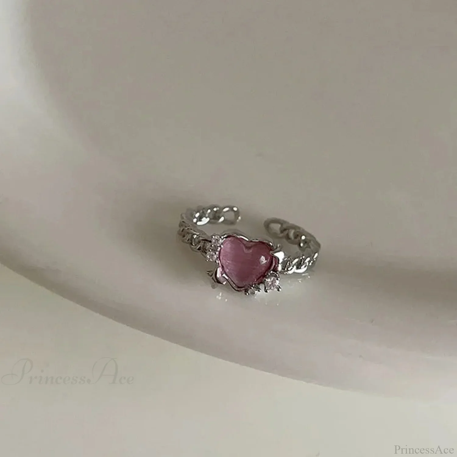 Antique Mysterious Zircon Cross Band - Image 7