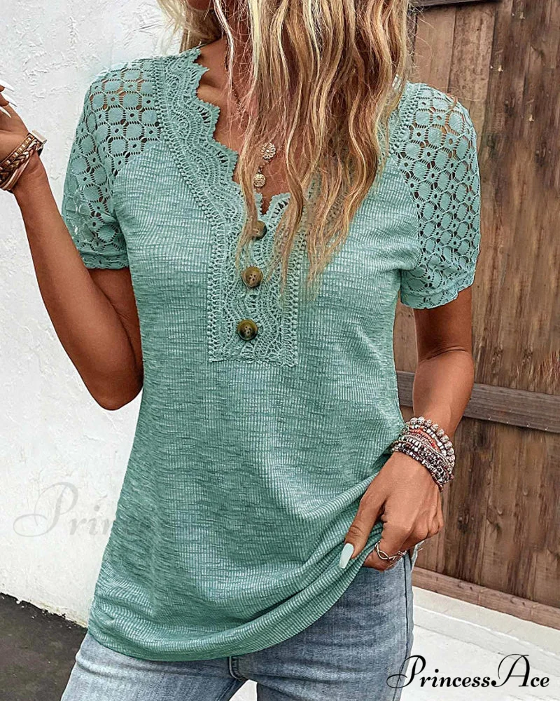 Arm Brief Lace T Shirt - Image 12