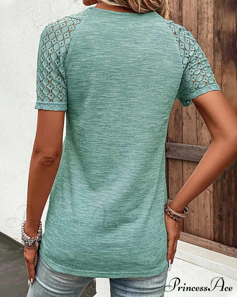 Arm Brief Lace T Shirt - Image 13