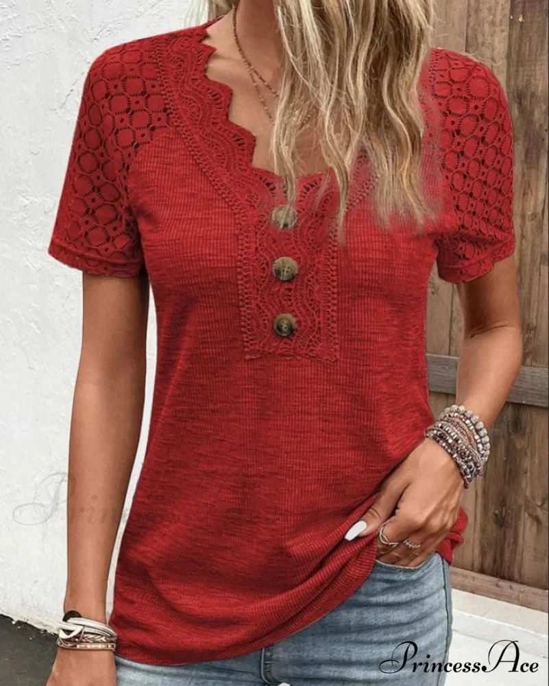 Arm Brief Lace T Shirt - Image 14