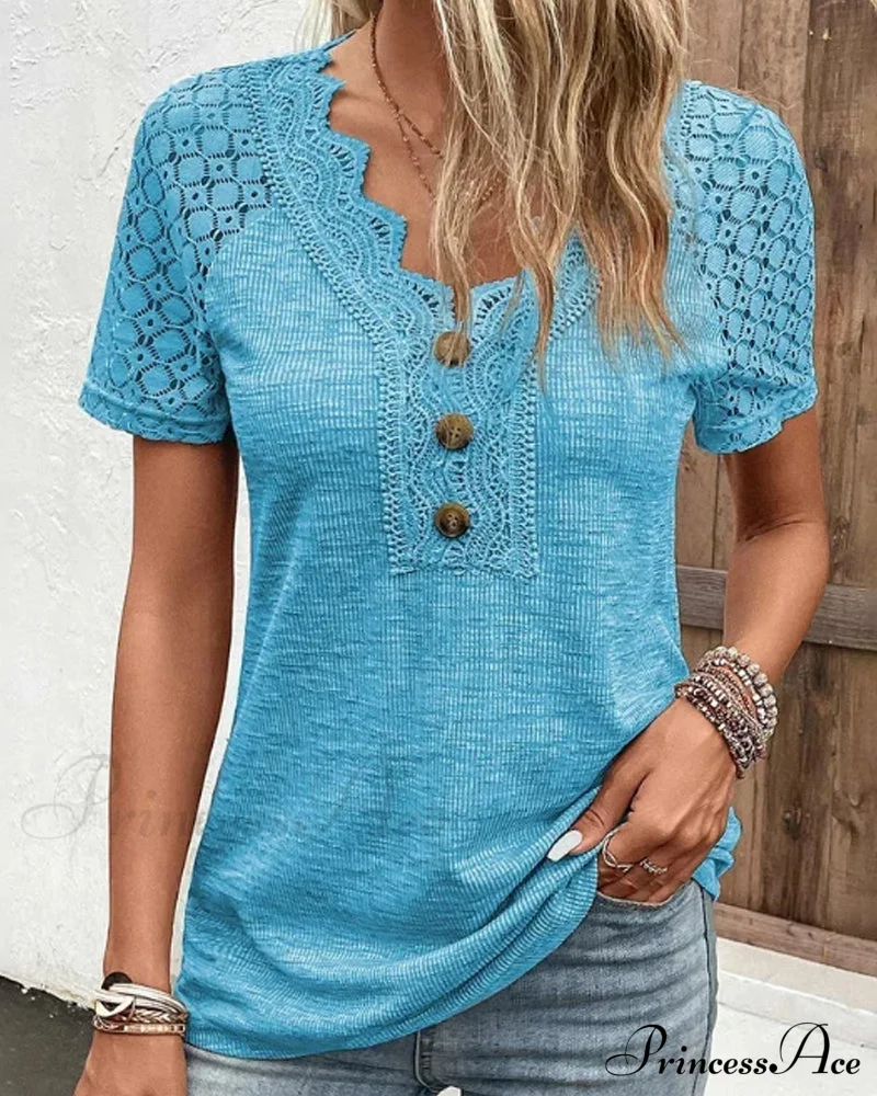 Arm Brief Lace T Shirt - Image 6