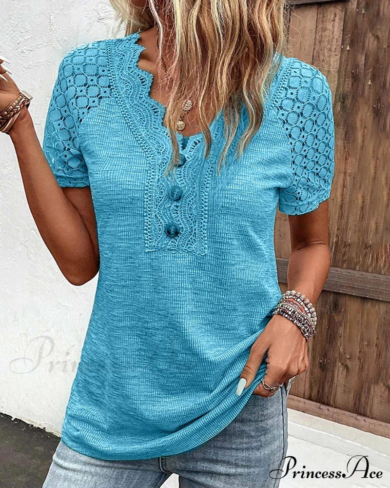 Arm Brief Lace T Shirt - Image 8