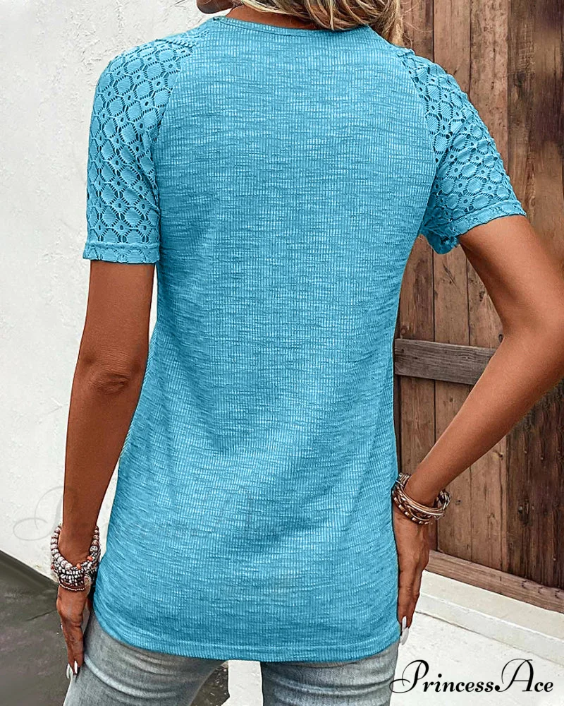 Arm Brief Lace T Shirt - Image 9