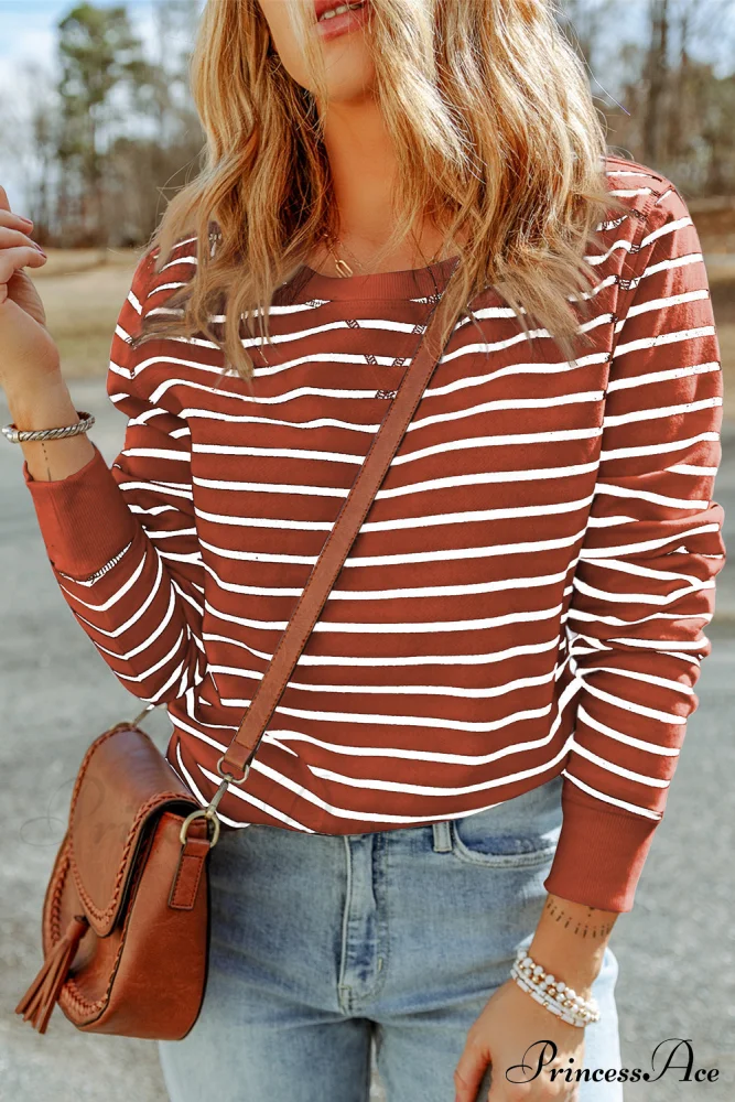 Arm Striped Long Top - Image 6