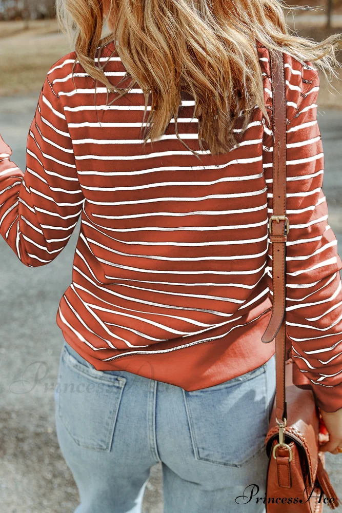 Arm Striped Long Top - Image 7