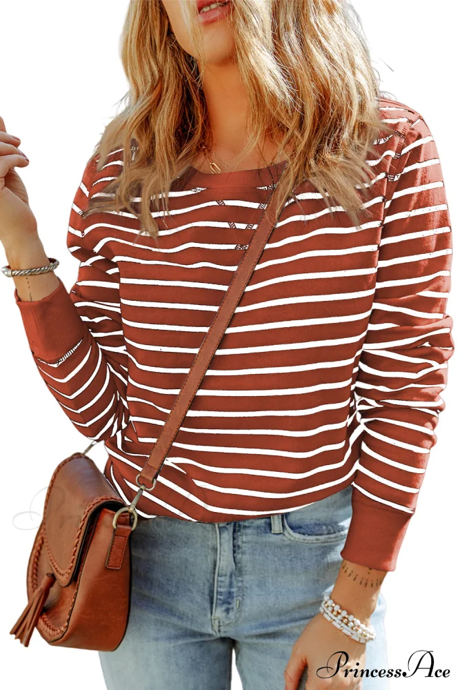 Arm Striped Long Top - Image 8