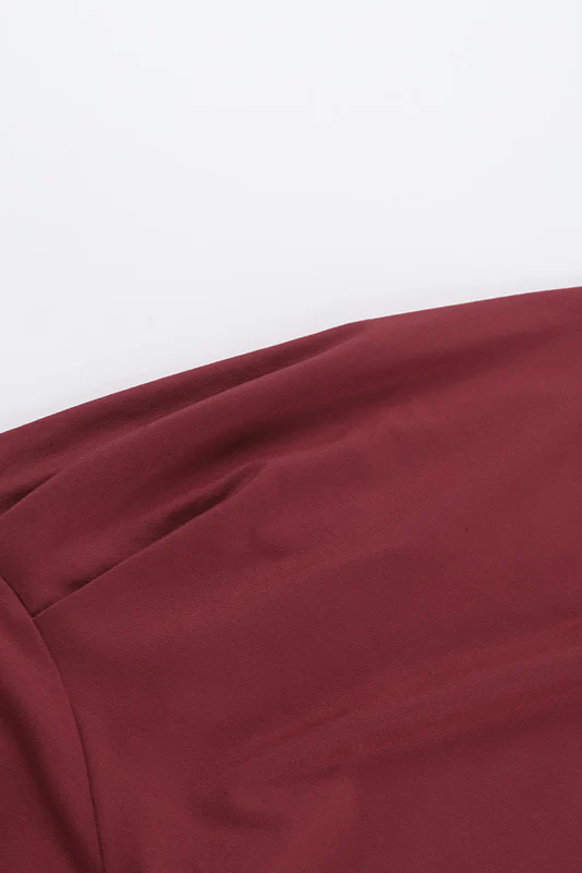 Asymmetrical Ruched Off-Shoulder Bodycon Party Dress - Image 15