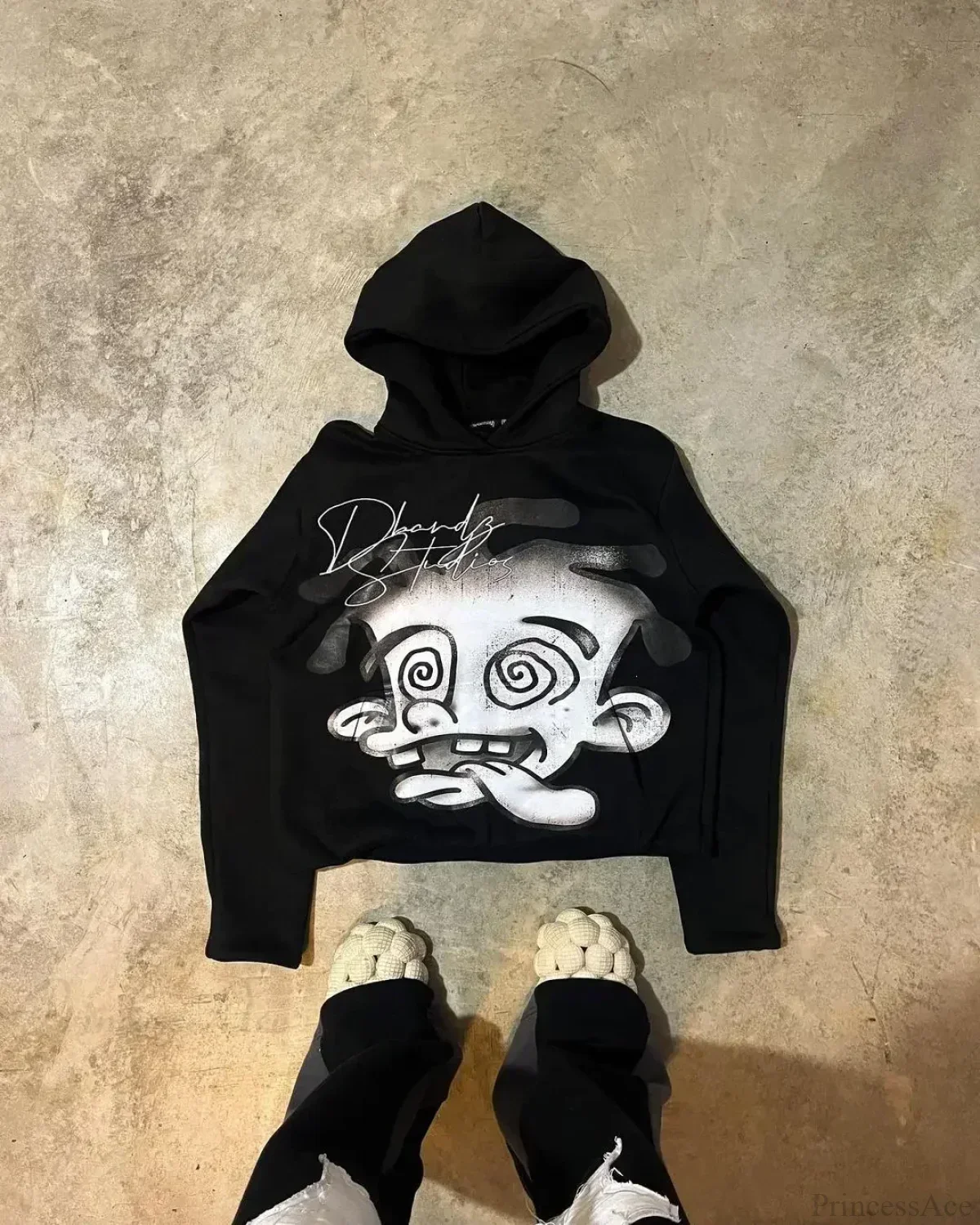 Autumn Fun Pattern Printed Hoodie - Image 7