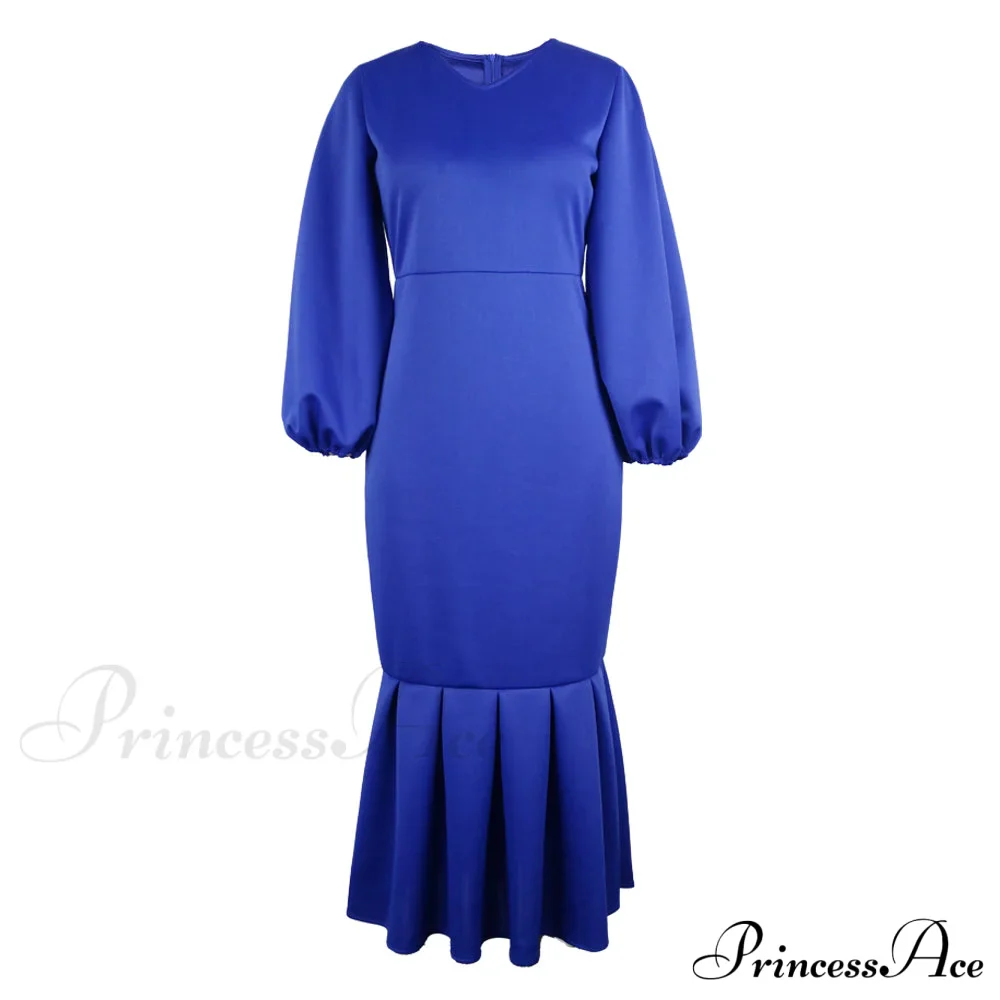 Autumn Spring Occasion Female V Neck Event BerryBetty Gown African Puff Sexy Bodycon Women Fashion Robes Sleeves Party Long Vestidos - Image 8