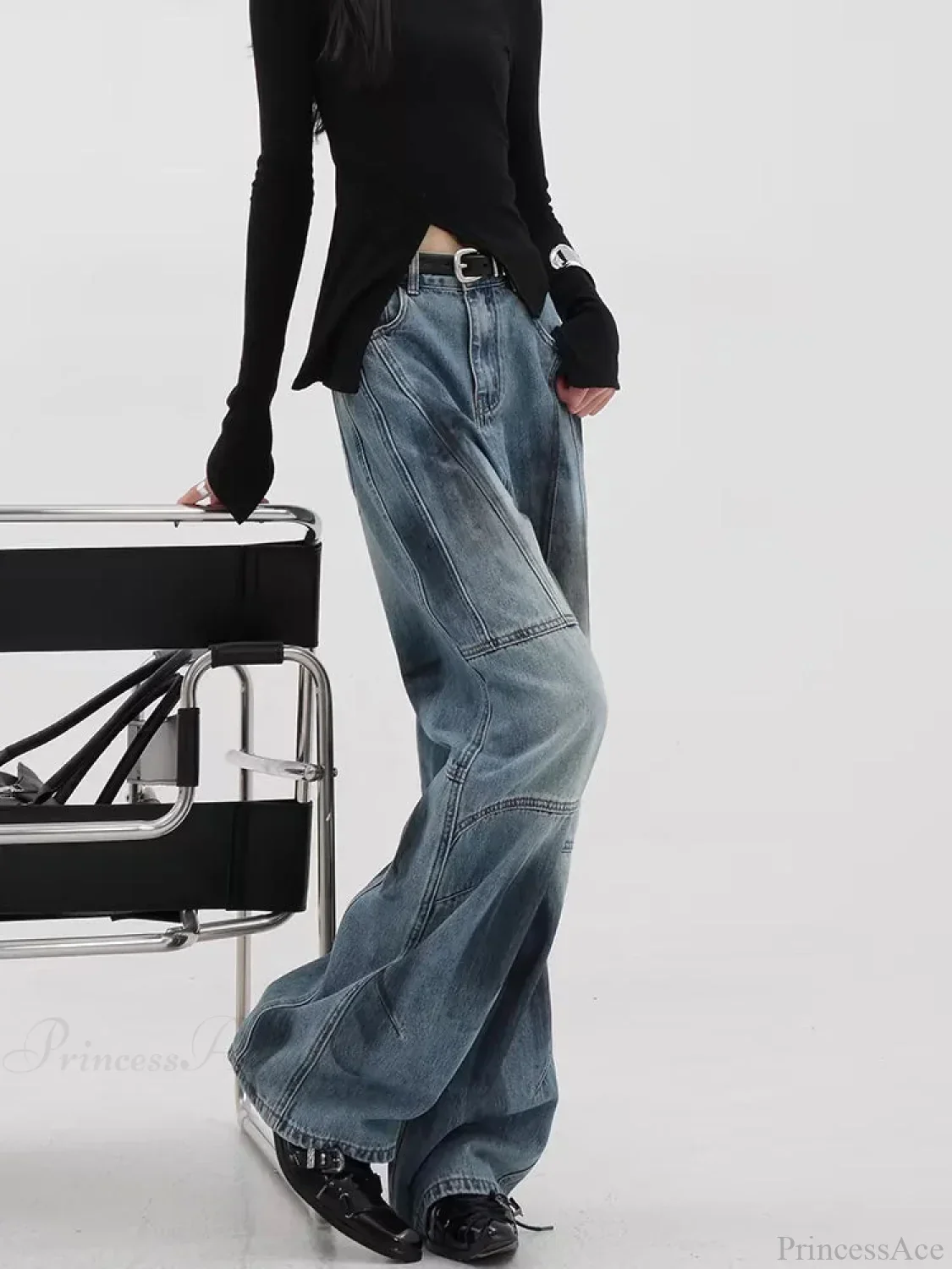 Azure Medieval Loose Harajuku Pant - Image 3