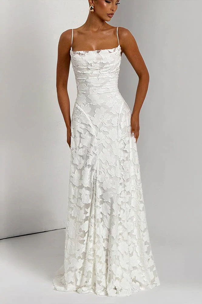 Backless Chiffon Maxi Boho Dress - Image 4