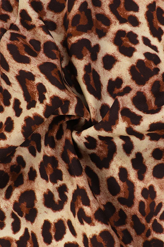 Backless Deep V Leopard Vacation Maxi Dress - Image 4