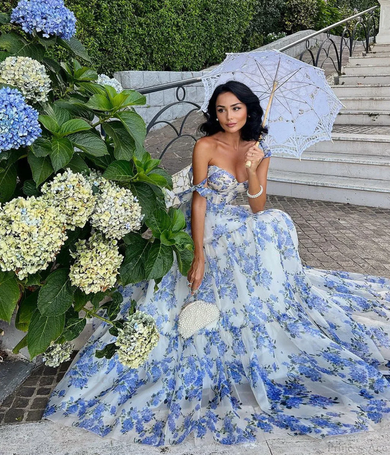 Backless Sexy Deep V Prom Dress - Image 5