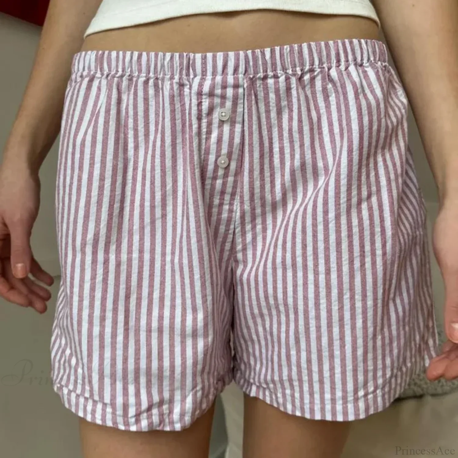 Baggy Striped Vintage Lounge Short - Image 5