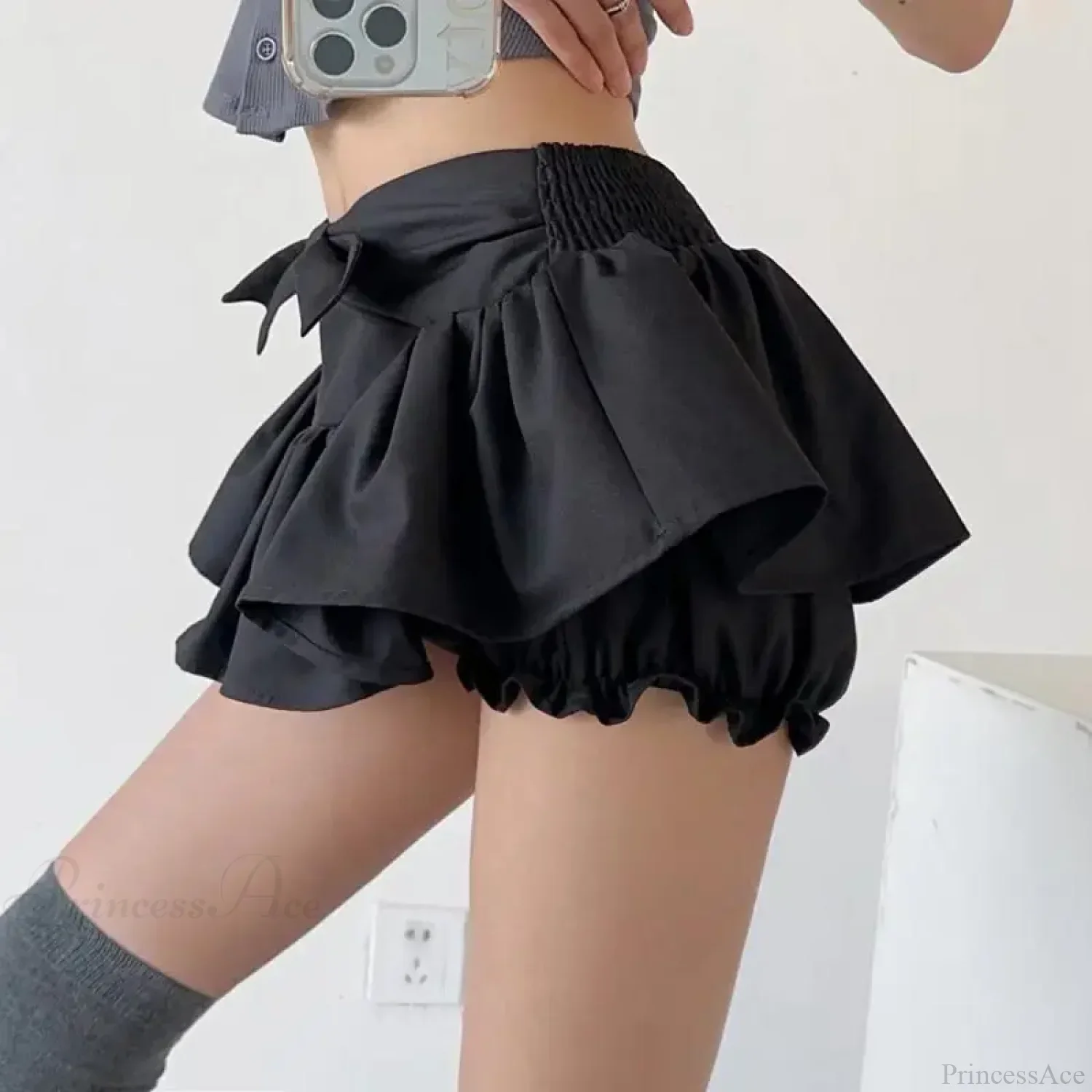 Ballet Bow Lolita Black Skirt - Image 3