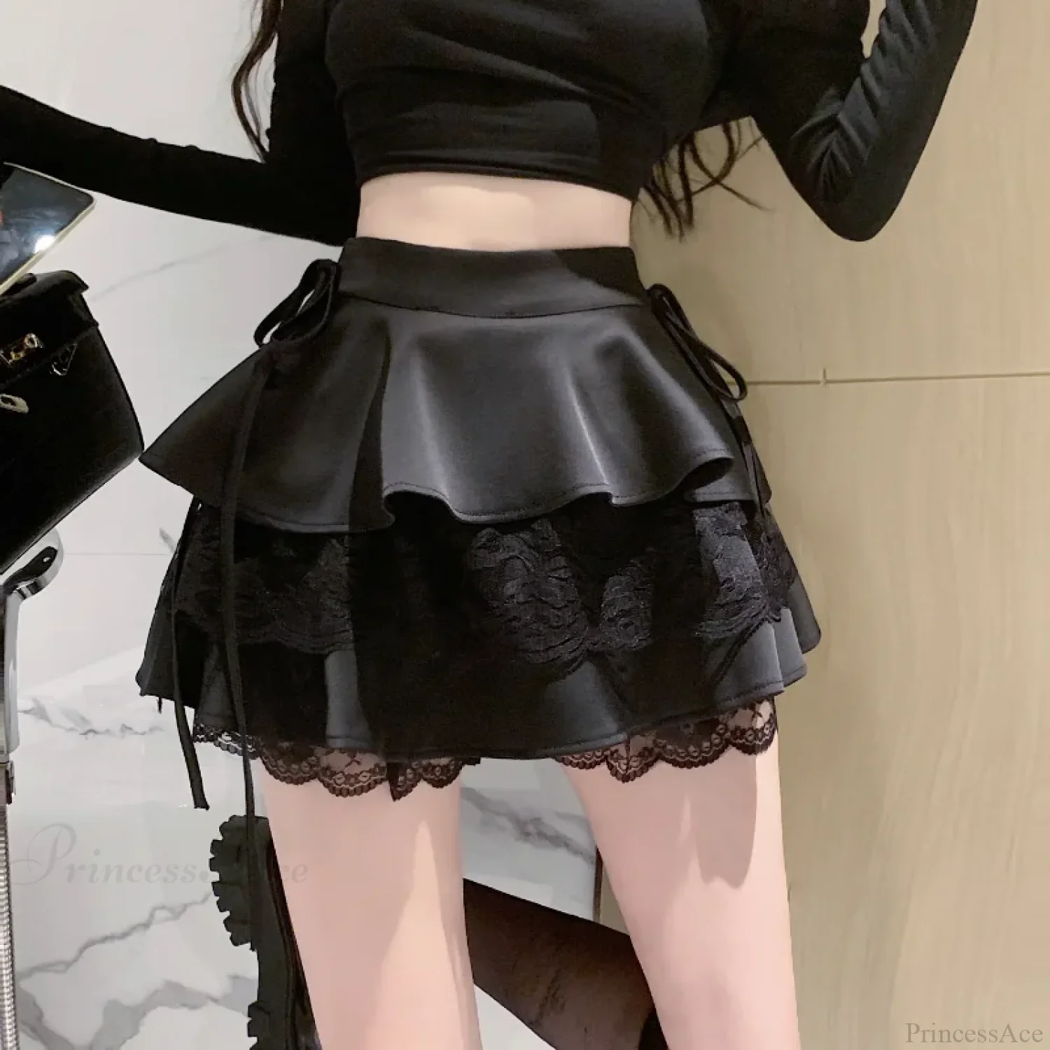 Bandage Lace Lolita Skirt - Image 2