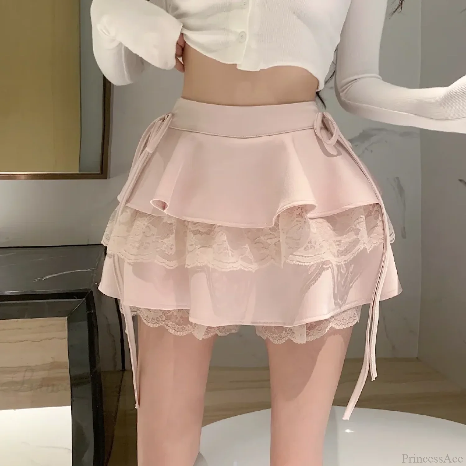 Bandage Lace Lolita Skirt - Image 8