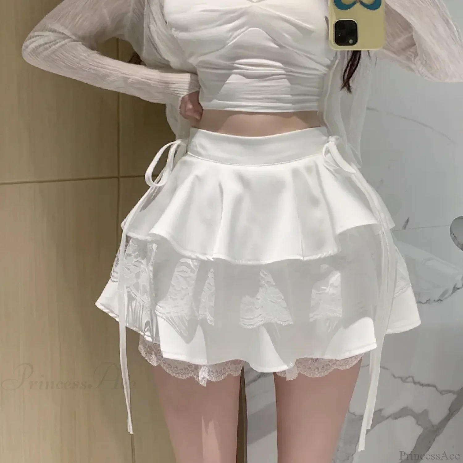 Bandage Lace Lolita Skirt - Image 9