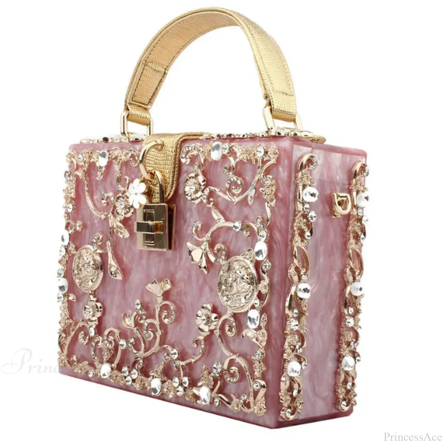 Bling Sequined Heart Evening Clutch Bag - Image 14