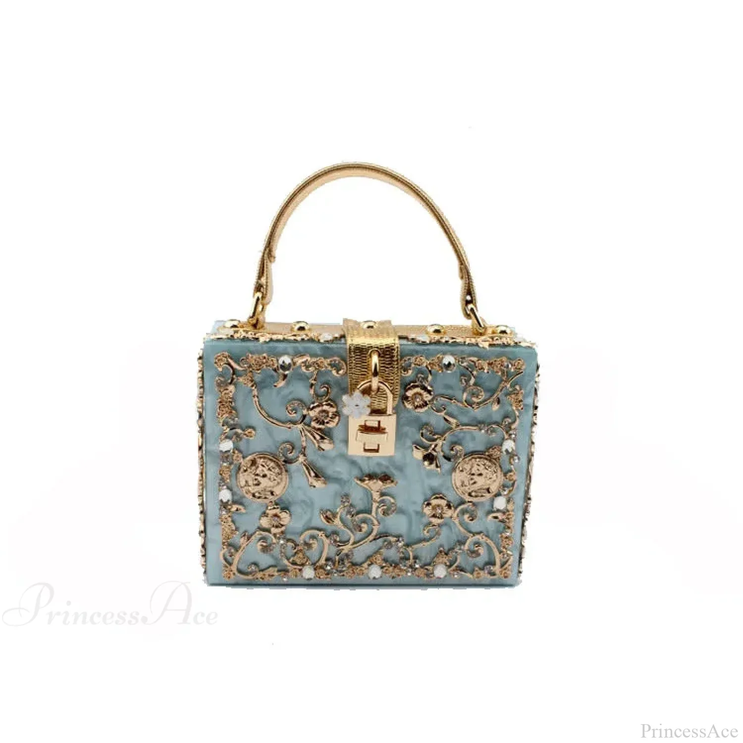Bling Sequined Heart Evening Clutch Bag - Image 9