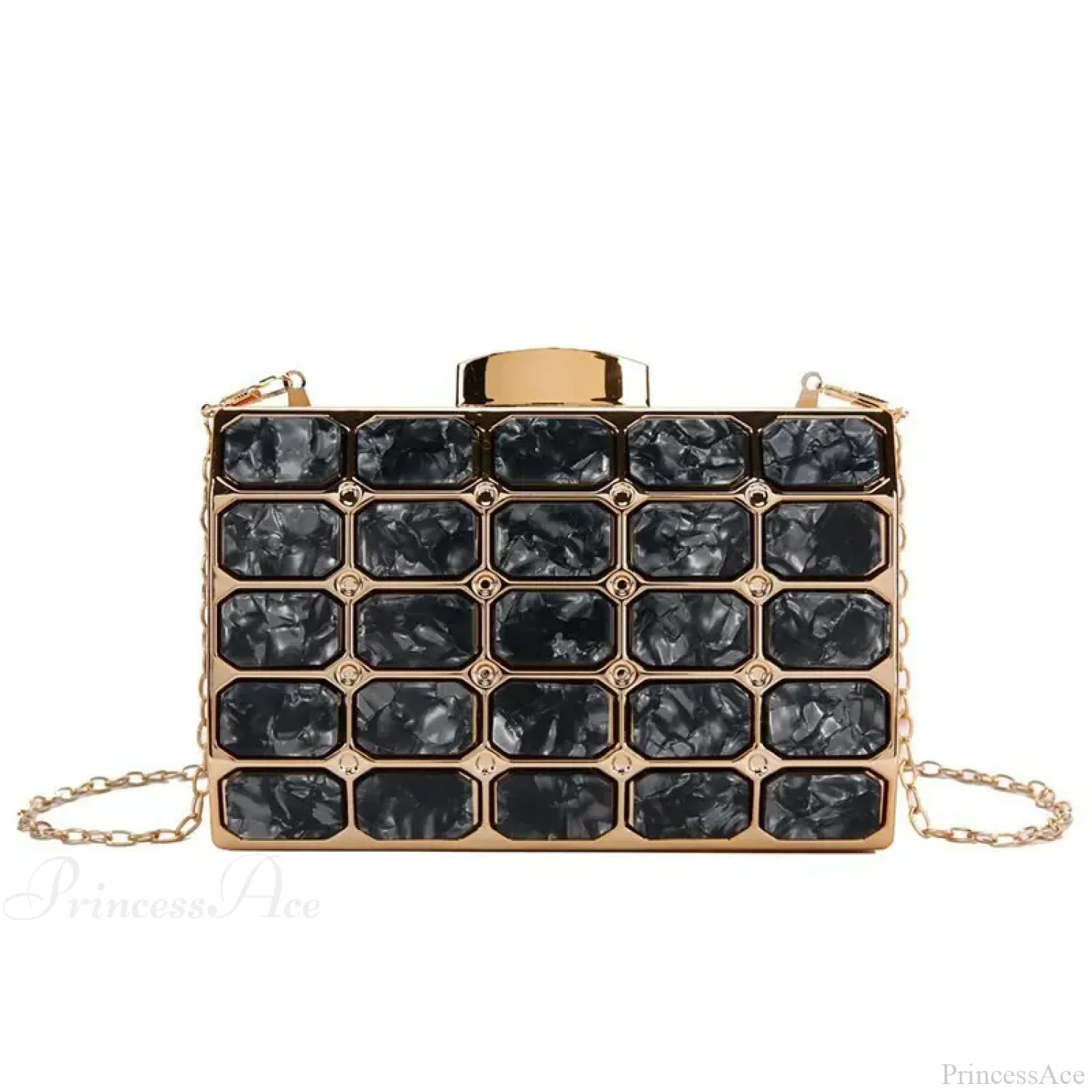 Block Designer Evening Clutch Wristlet - Image 4