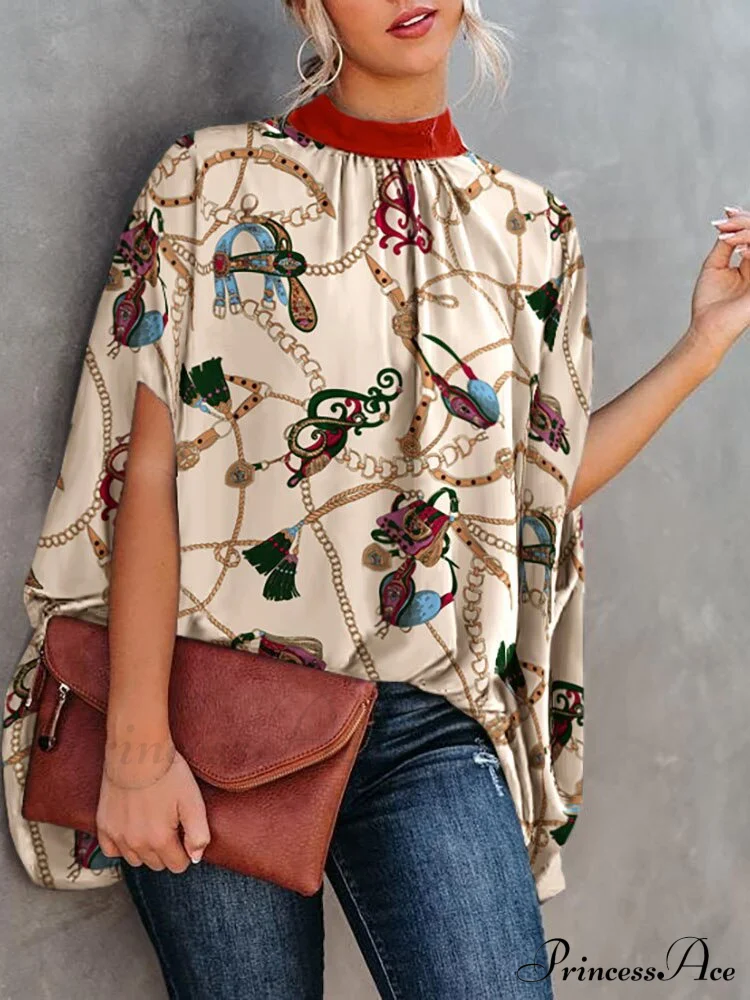 Blouse Loose Blouse Top Femme Arm Casual Design Women Warm-Season Fashion Brief Elegant - Image 11