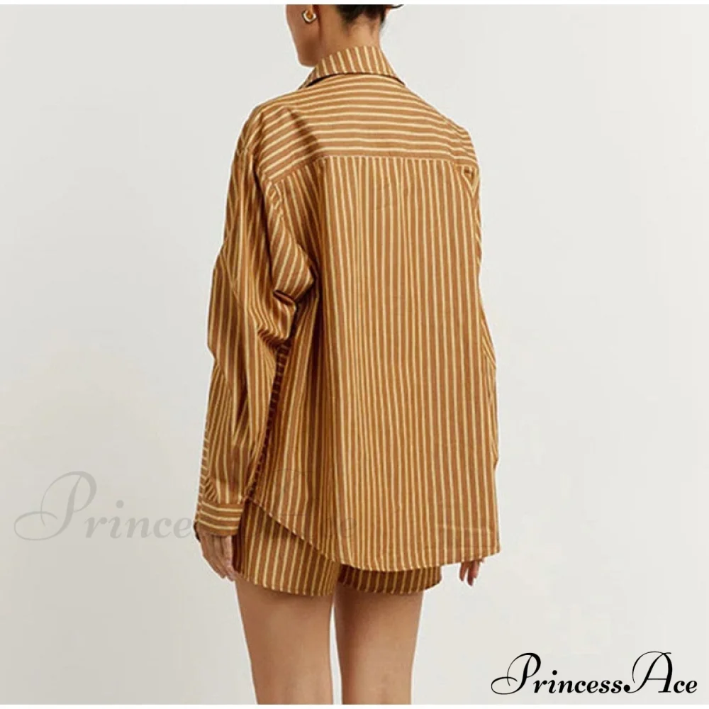 Blouse Outfits With Clothing Pieces Blouses Two Fashion Warm-Season Mini Tracksuits Women Cotton Sets Shorts Fashion - Image 10
