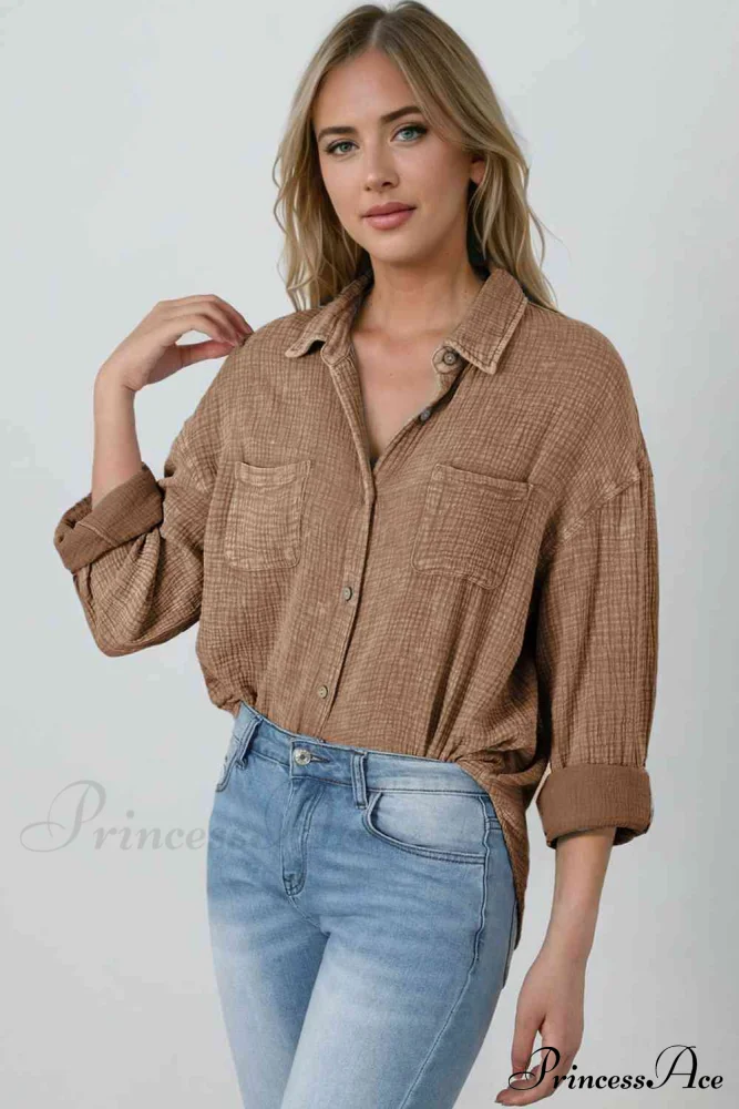 Blouse Textured with Buttons - Image 5